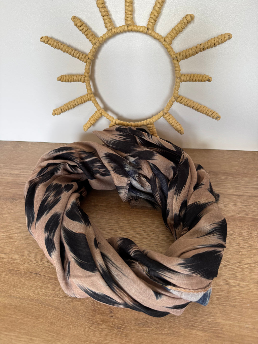 Écharpe motif animal