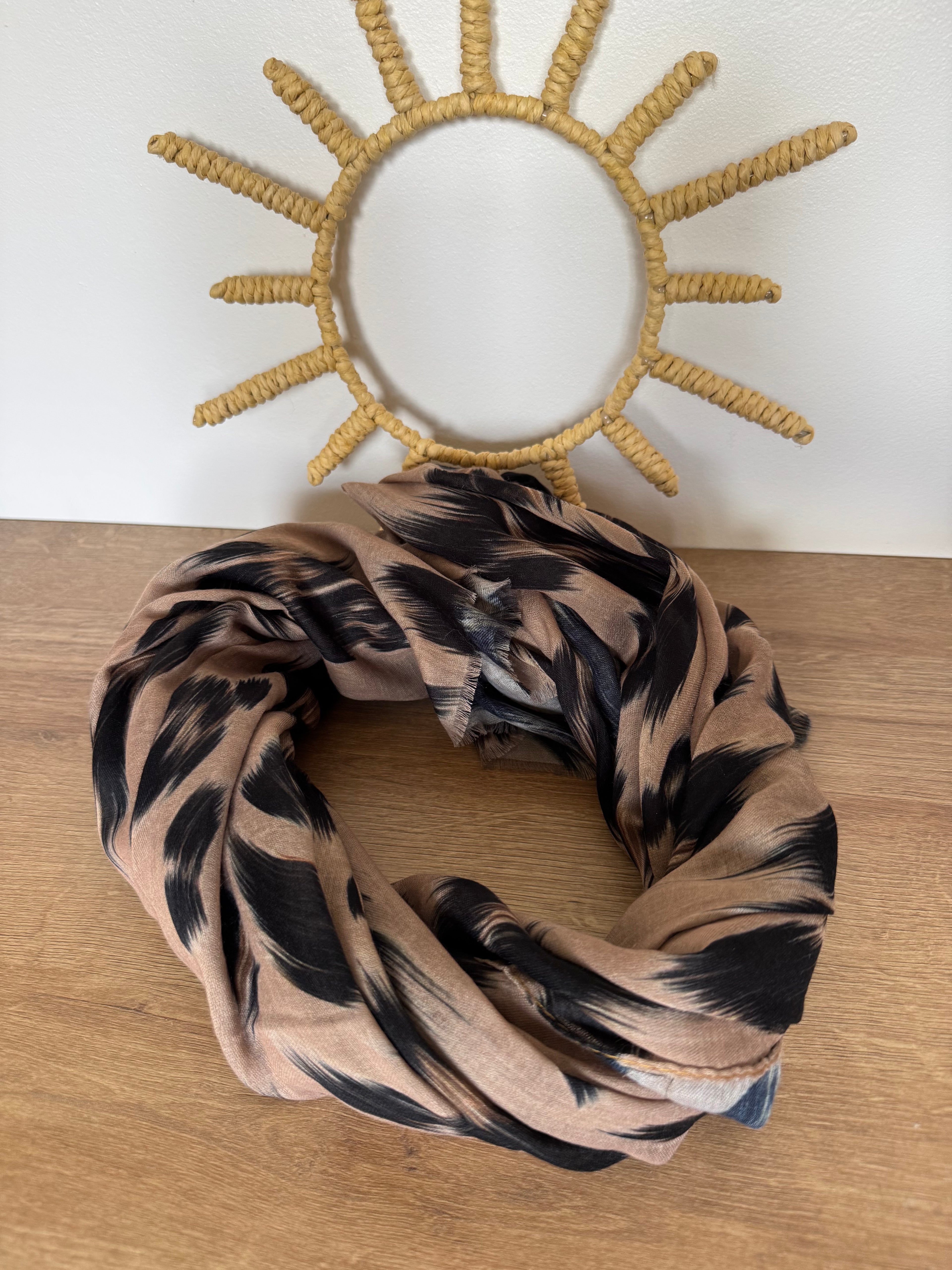 Écharpe motif animal