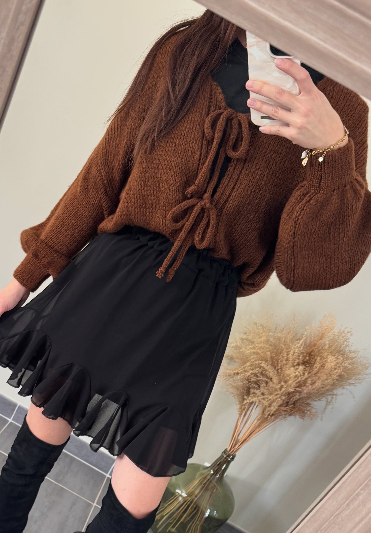 Cardigan Maia à noeuds
