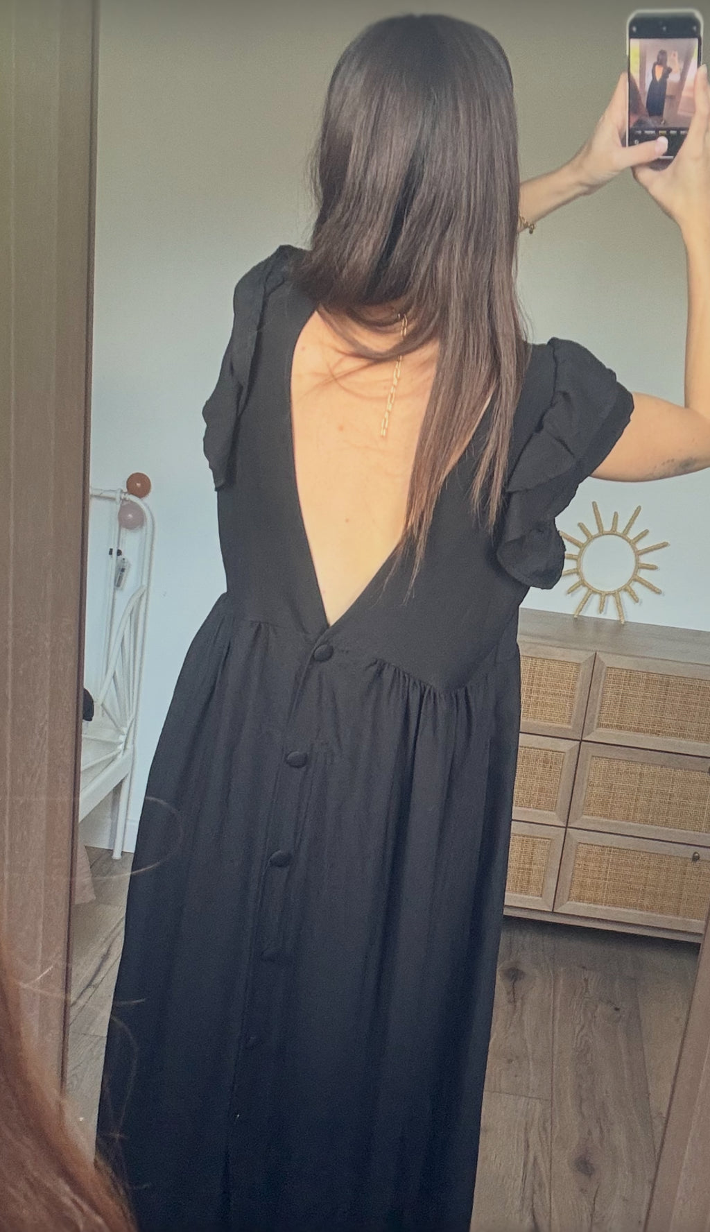 Robe longue bohème dos nu