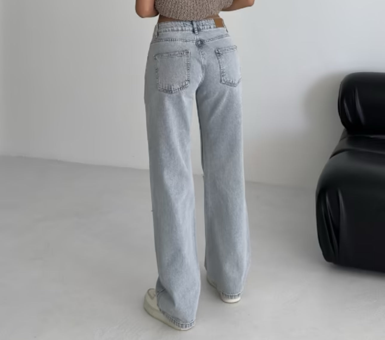 Jean Blue Mom troué