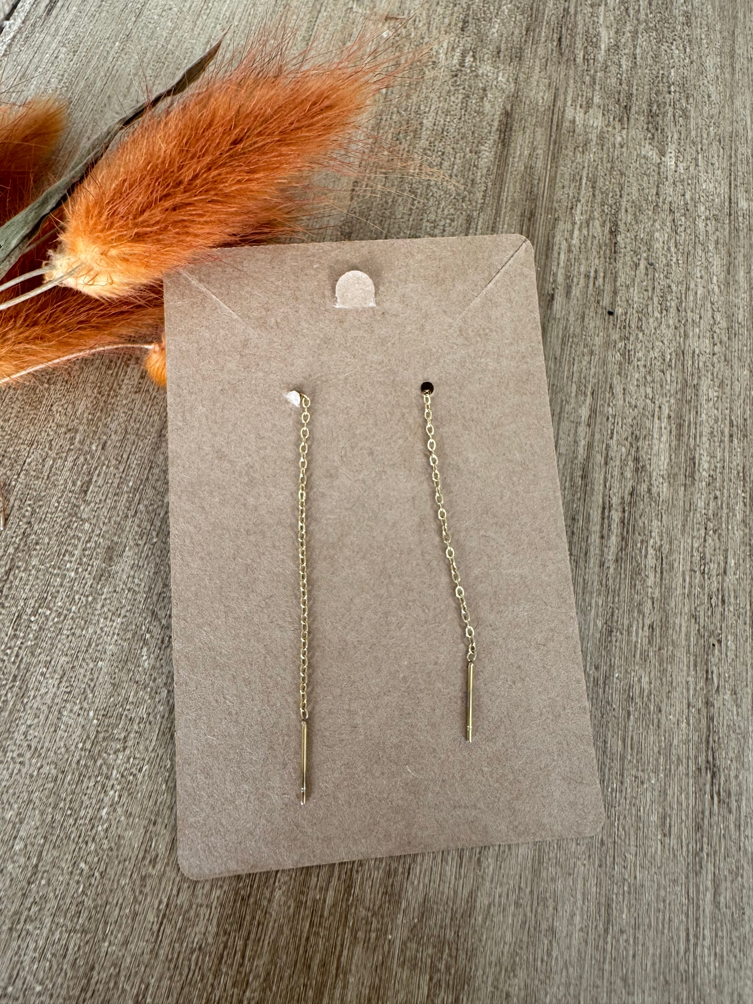 Boucles d’oreilles soleil doré