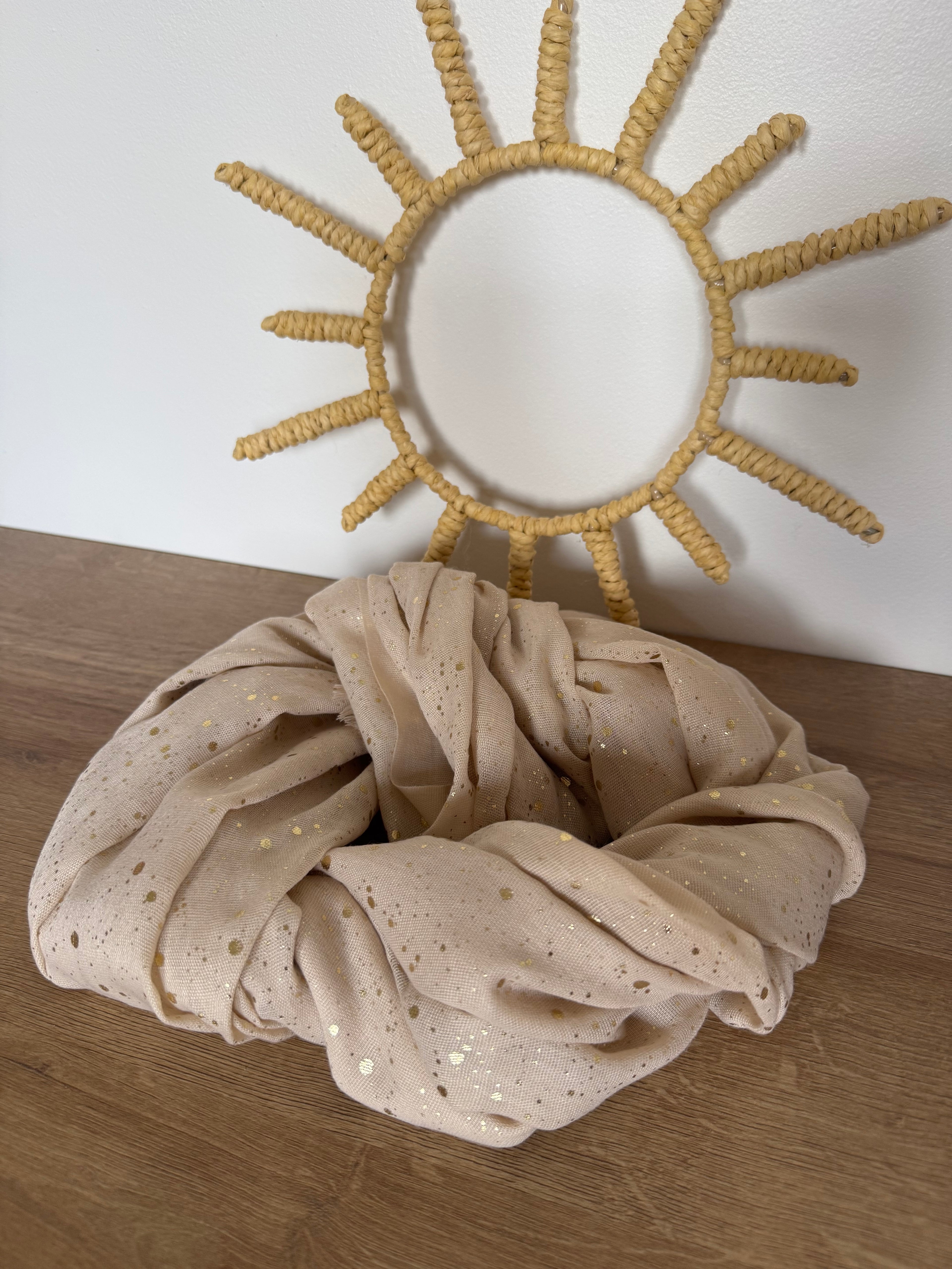 Écharpe beige