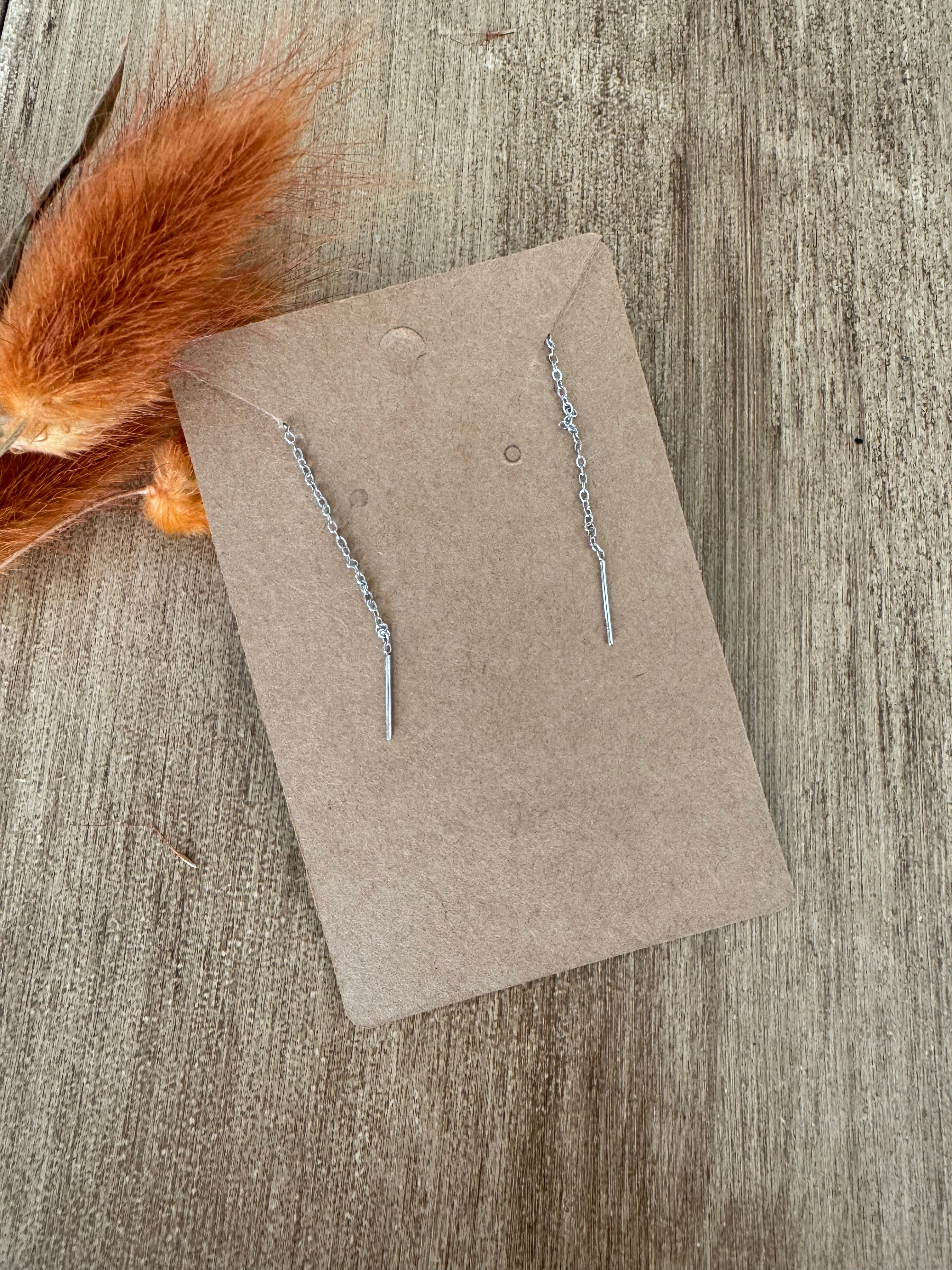 Boucles d’oreilles soleil argenté