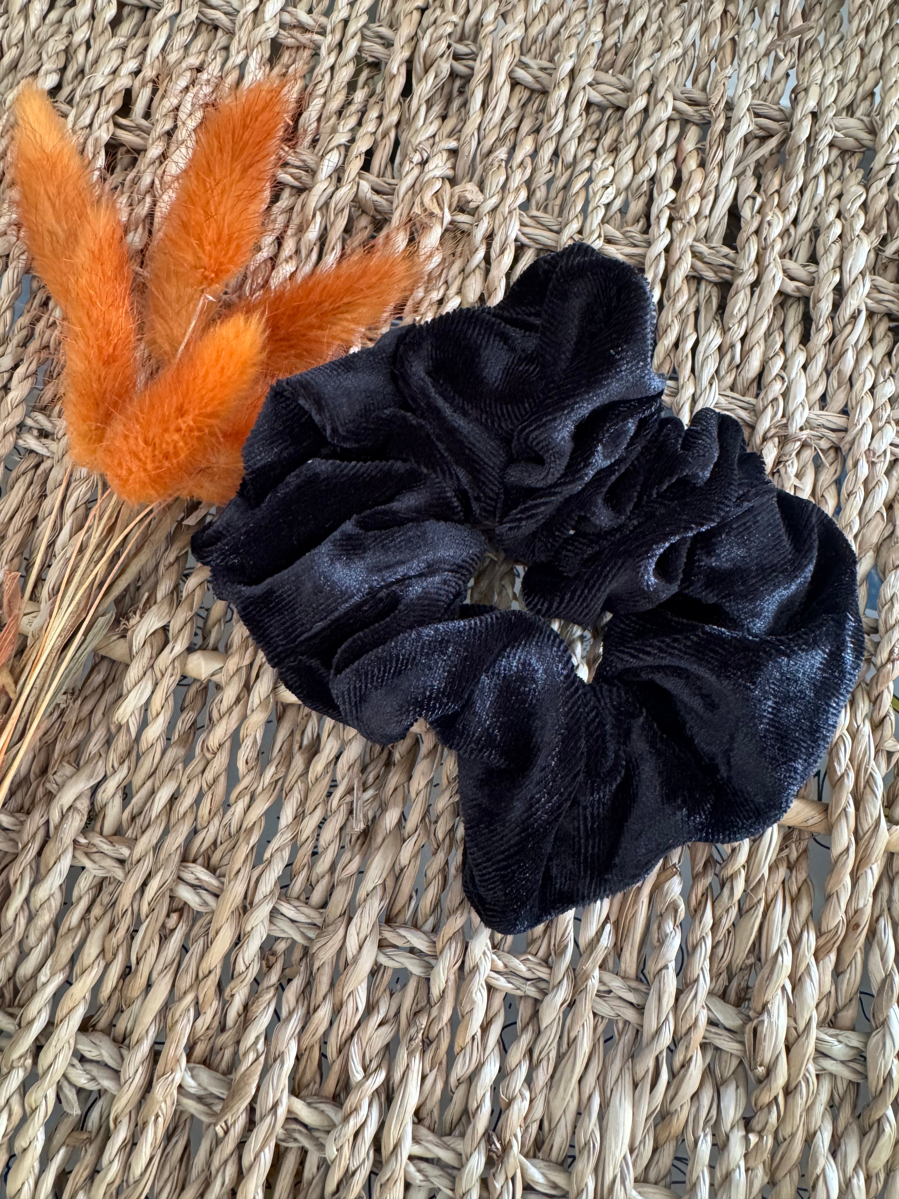 Chouchou Velours Noir